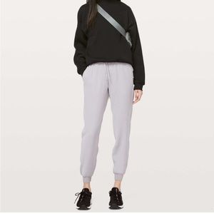 Lulu lemon: purple/silver joggers, size 2